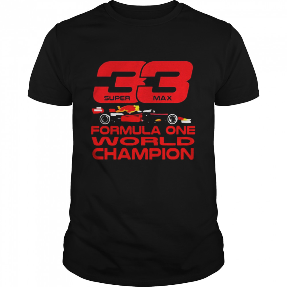 Super 33 Max Verstappen Red Bull Formula One World Champion Shirt