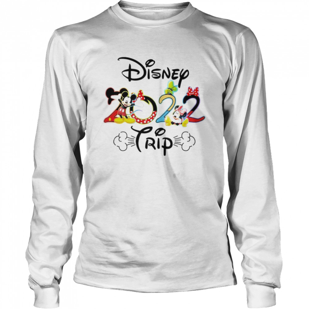 Mickey Mouse Disney 2022 Trip shirt Long Sleeved T-shirt