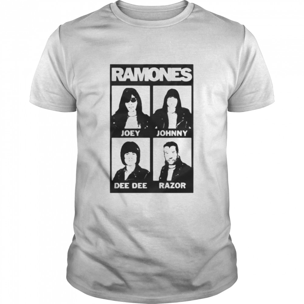 Ramones Razor Joey Johnny shirt
