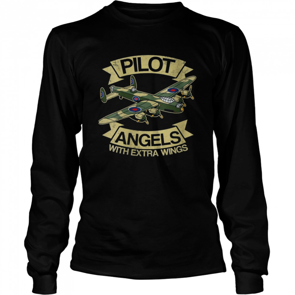 Vintage B17 Bomber WW2 Plane Aviation Airplane Grunge  Long Sleeved T-shirt