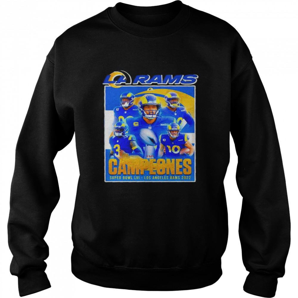 Los Angeles Rams campeones Super Bowl Bound LVI 2022 shirt Unisex Sweatshirt