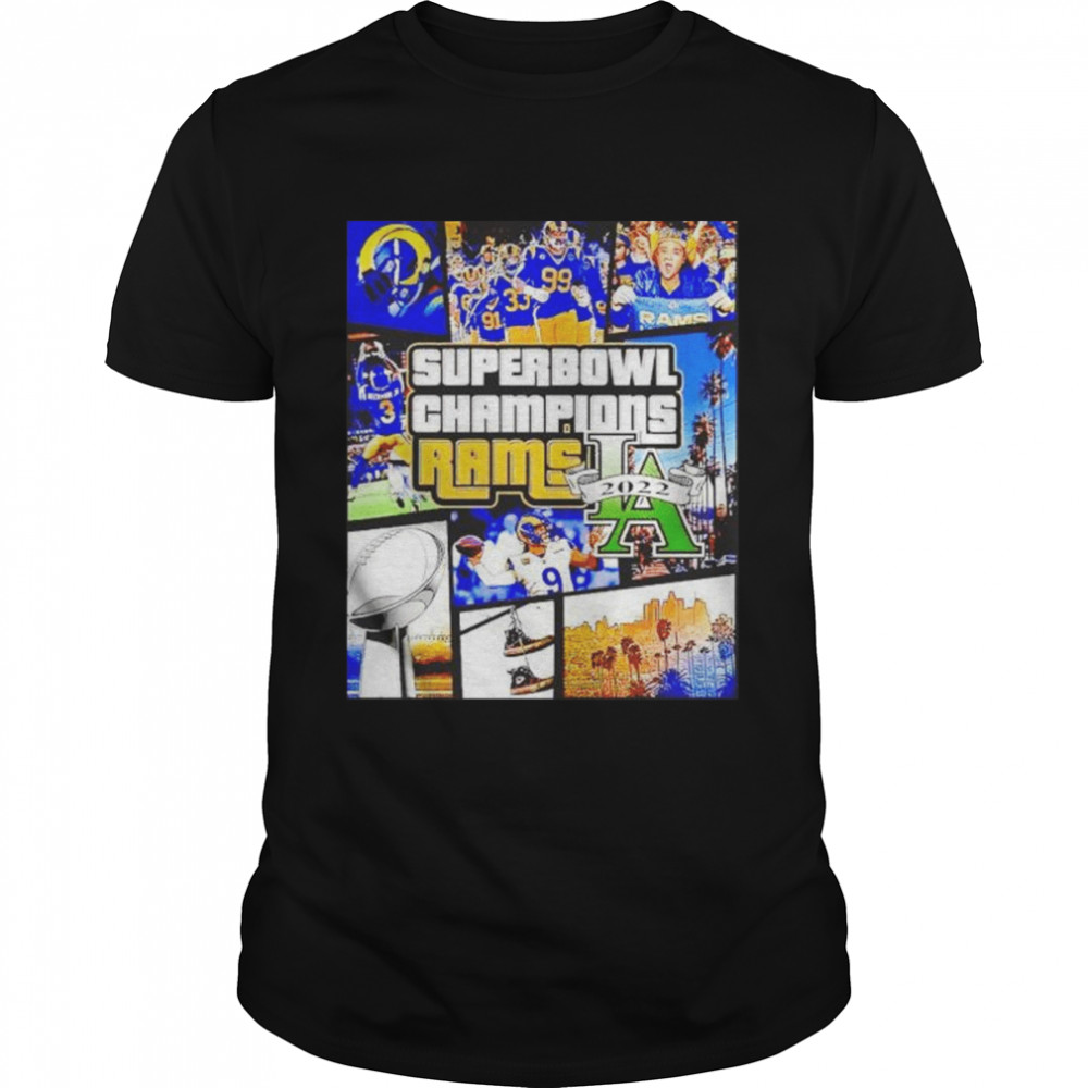 Super Bowl Champions Rams GTA 2022 shirt Classic Men's T-shirt