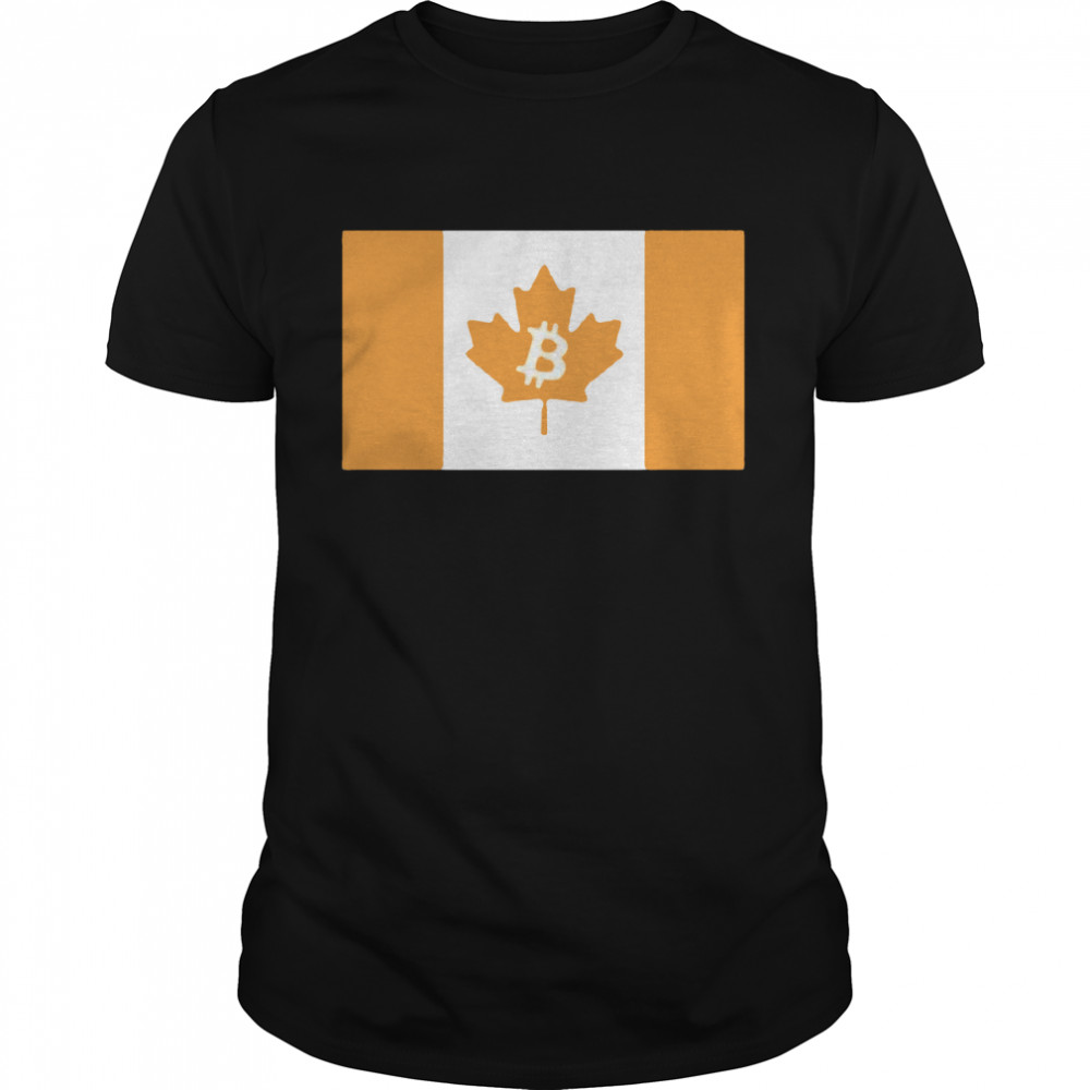 Bitcoin Canada Orange shirt