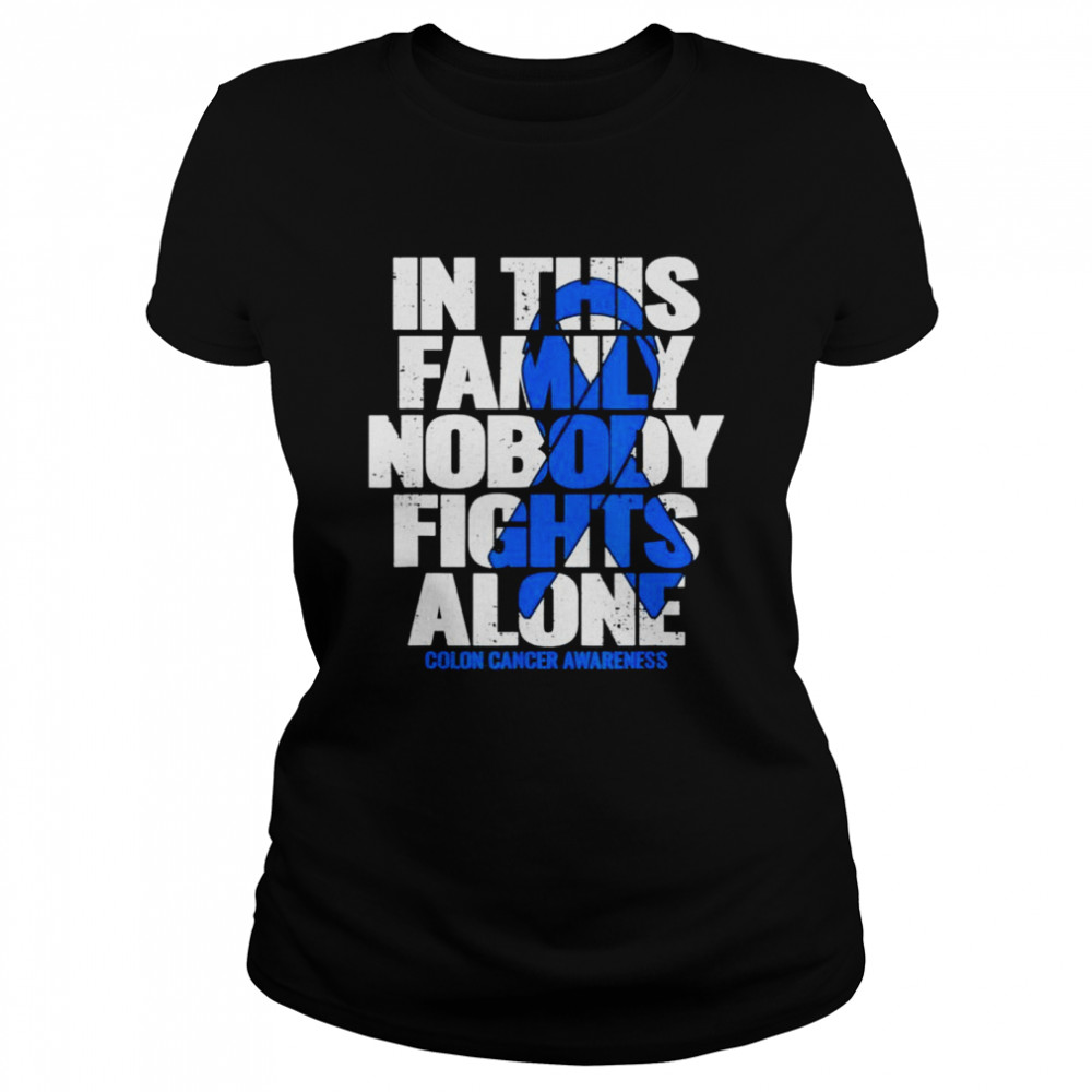 Colon Cancer Awareness Family Colon Cancer Awareness shirt Classic Women's T-shirt