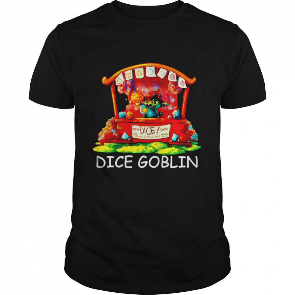 Dungeons Dice Goblin  Classic Men's T-shirt