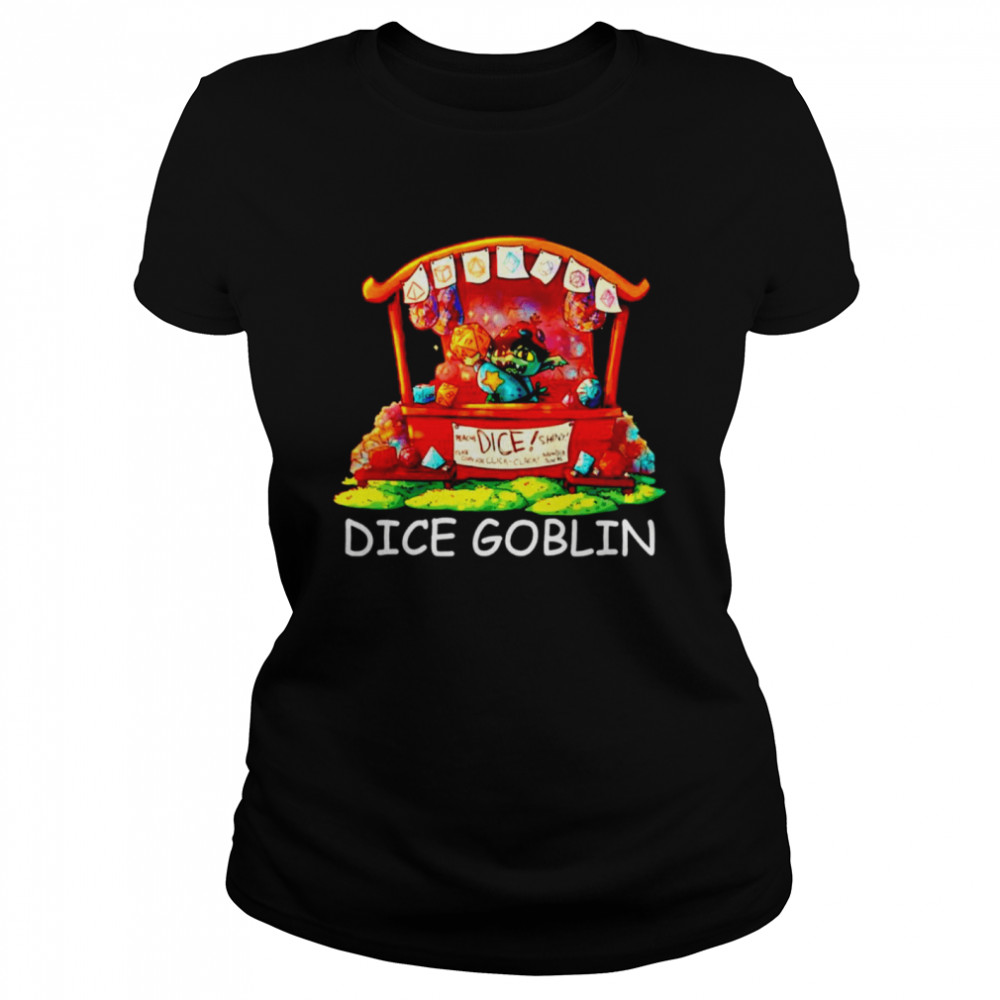 Dungeons Dice Goblin  Classic Women's T-shirt
