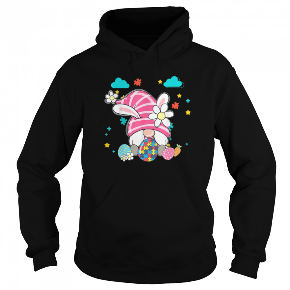 Accept Understand Love Gnome Autism Awareness Easter Day T- B09SH5RFN2 Unisex Hoodie