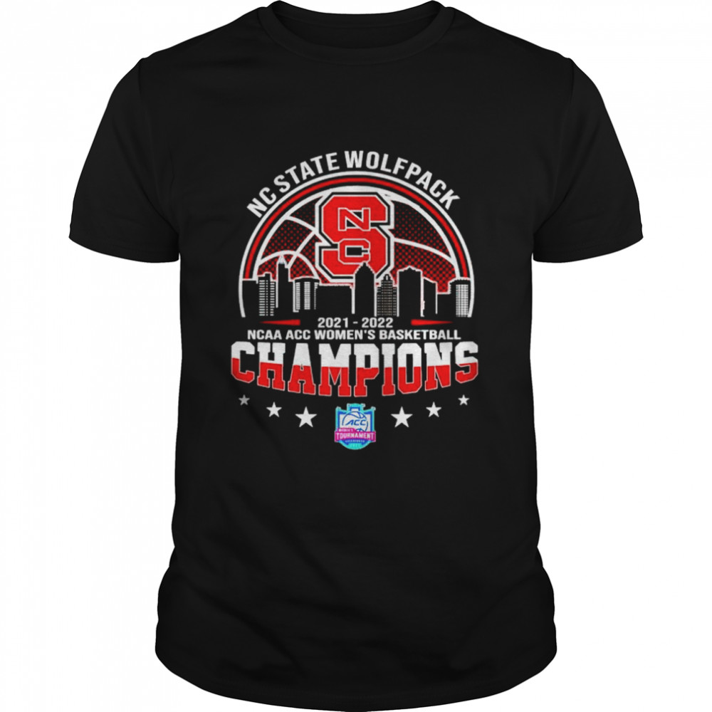 NC State Wolfpack 2022 NCAA ACC Women’s Basketball champions shirt