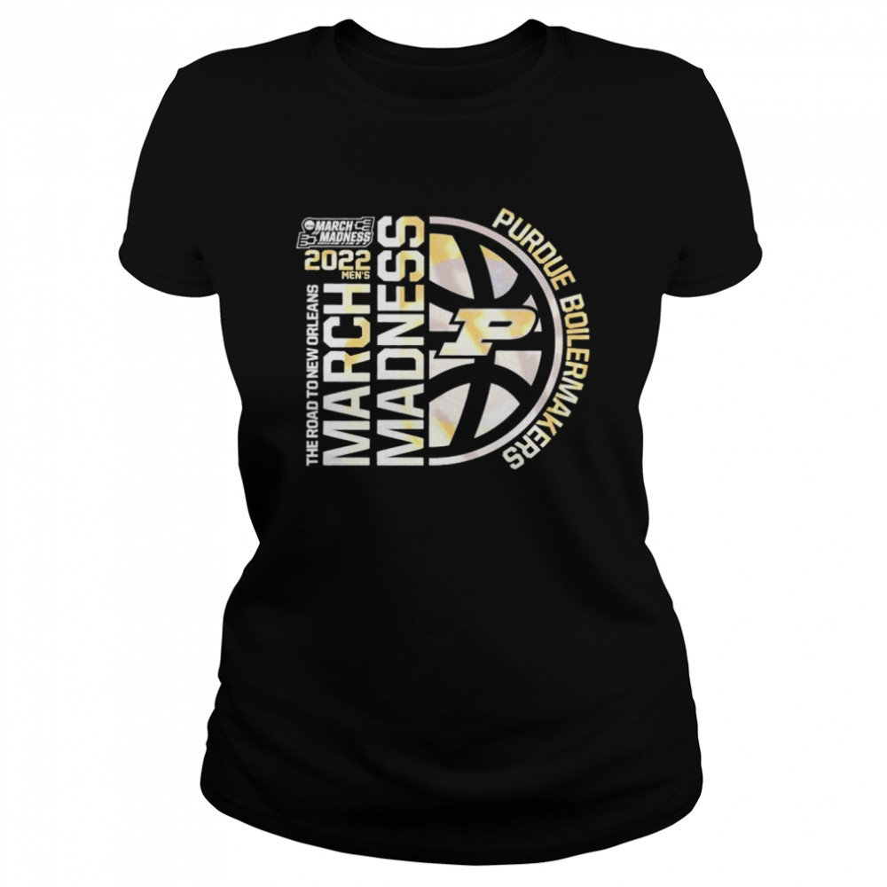Purdue Boilermakers 2022 Ncaa March Madness Tournament The Road To New Orleans  Classic Women's T-shirt