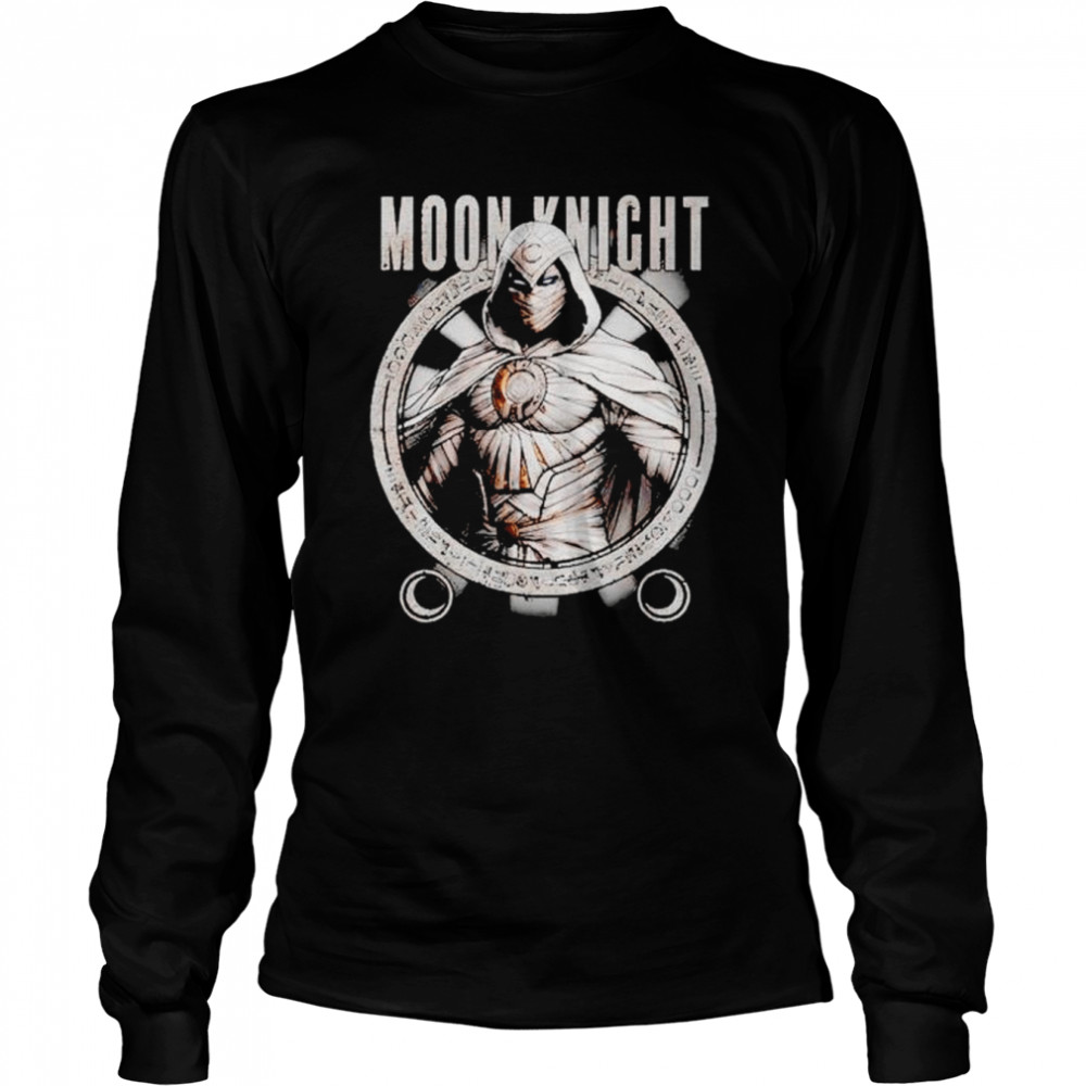 Marvel Moon Knight Detailed Glyph shirt Long Sleeved T-shirt