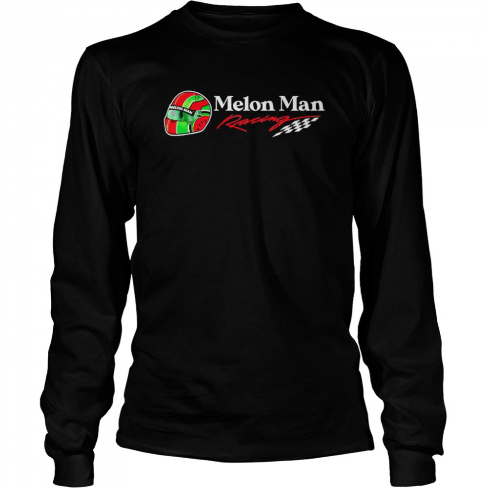 Melon Man Racing shirt Long Sleeved T-shirt
