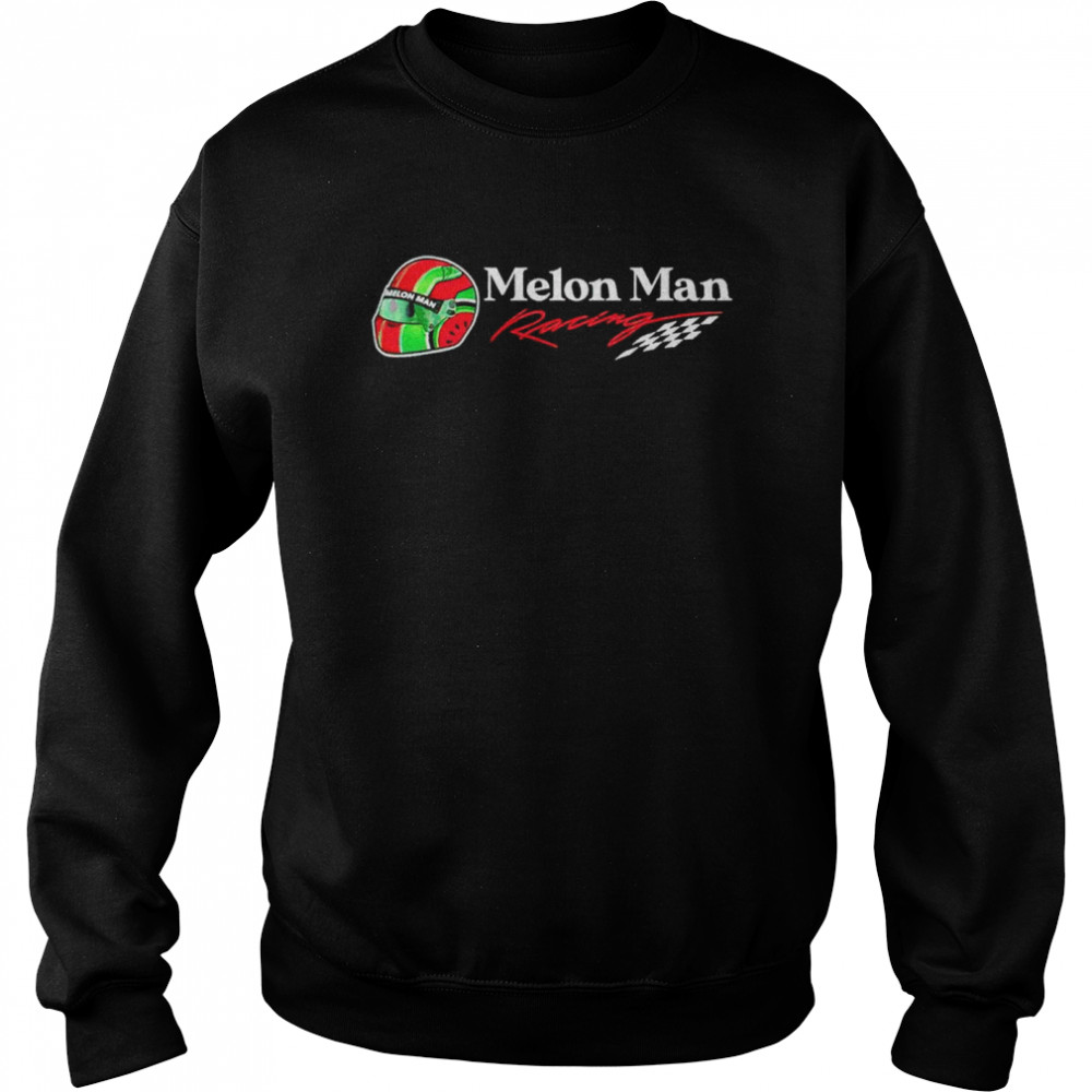 Melon Man Racing shirt Unisex Sweatshirt
