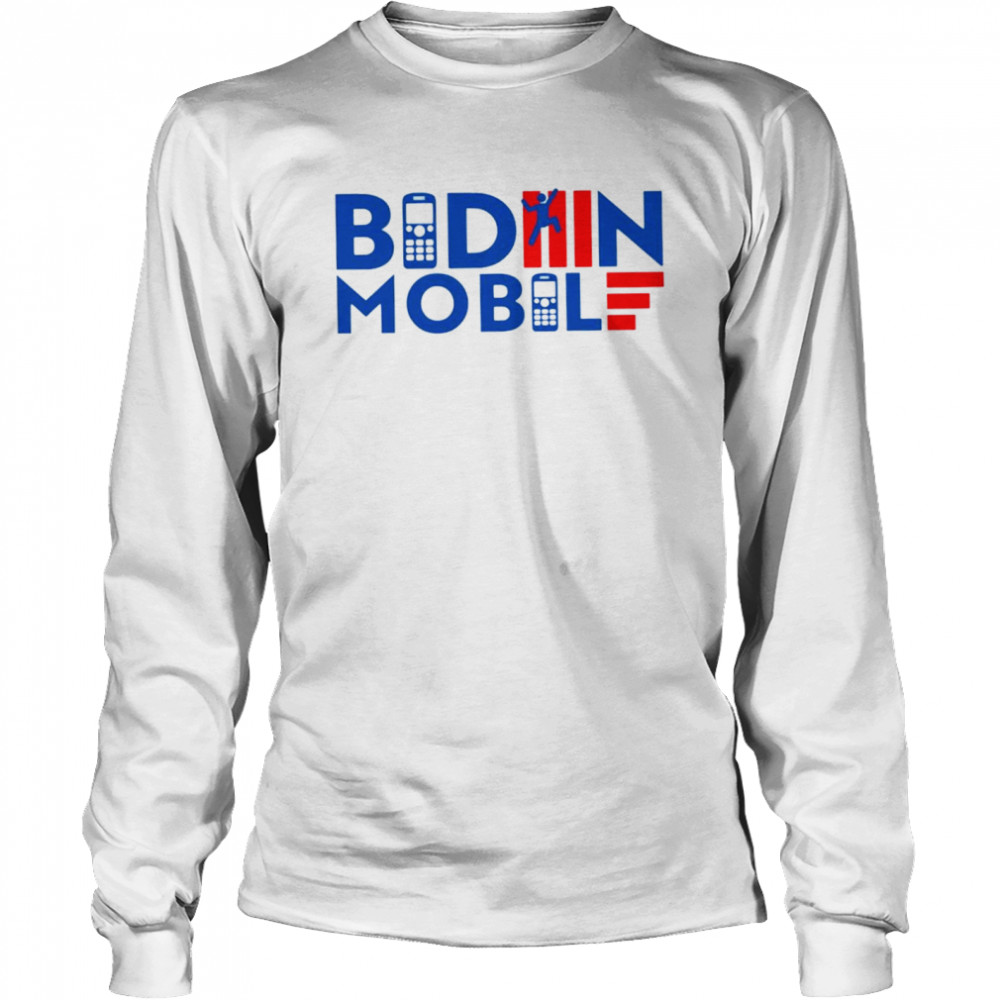 Biden mobile shirt Long Sleeved T-shirt