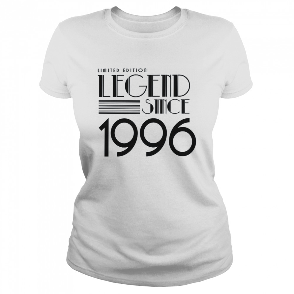 Legend Since 1996 Vintage Noir Edition 26th Birthday  Classic Women's T-shirt