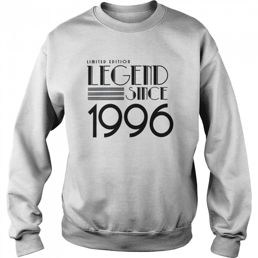 Legend Since 1996 Vintage Noir Edition 26th Birthday  Unisex Sweatshirt