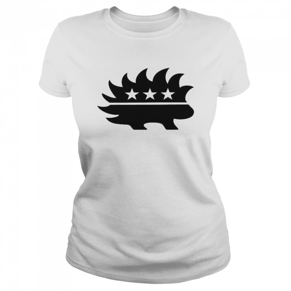 LIBERTARIAN PORCUPINE PARTY MORE FREEDOM LESS GOVERNMENT  Classic Women's T-shirt