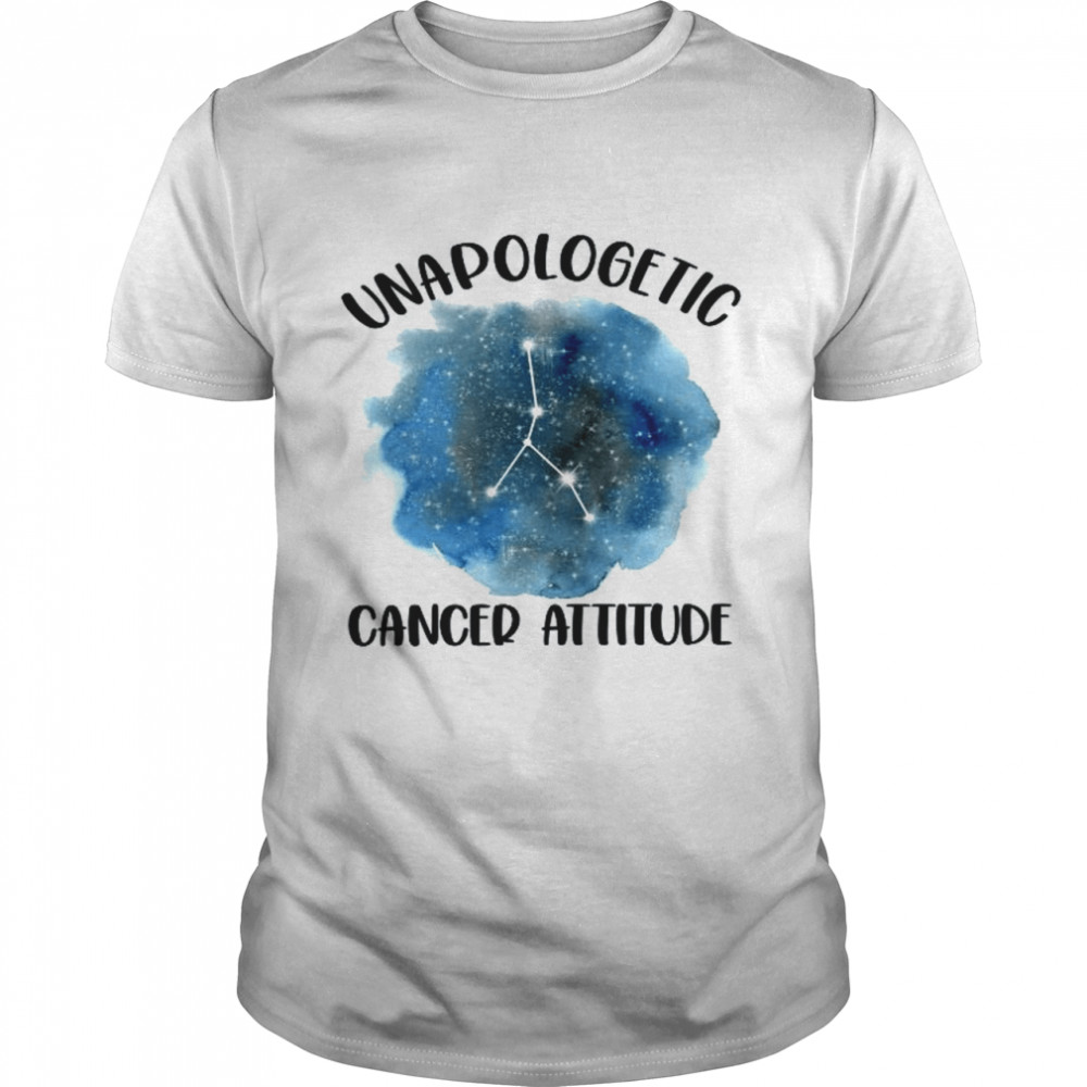 Unapologetic Cancer Zodiac Constellation Star Attitude Classic Men's T-shirt