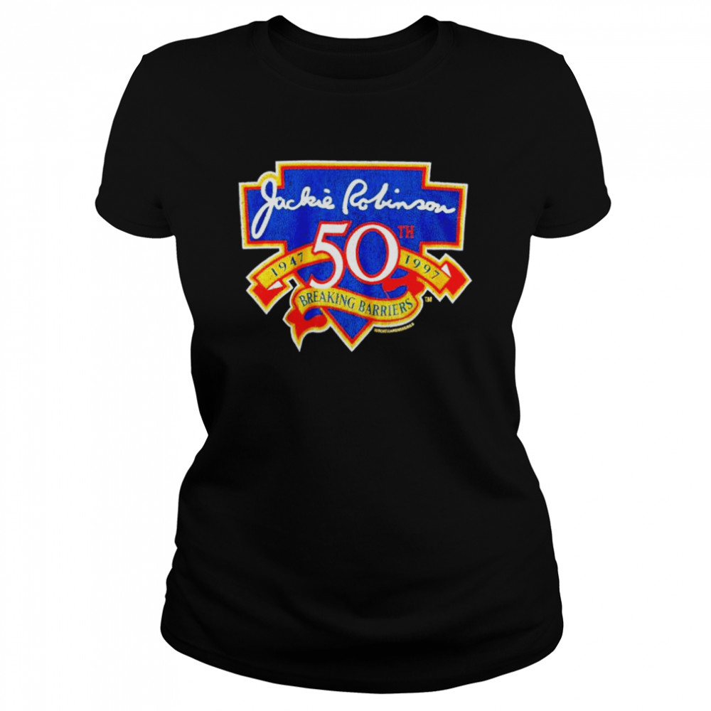 50th Anniversary Brooklyn Dodgers Jackie Robinson shirt Classic Women's T-shirt