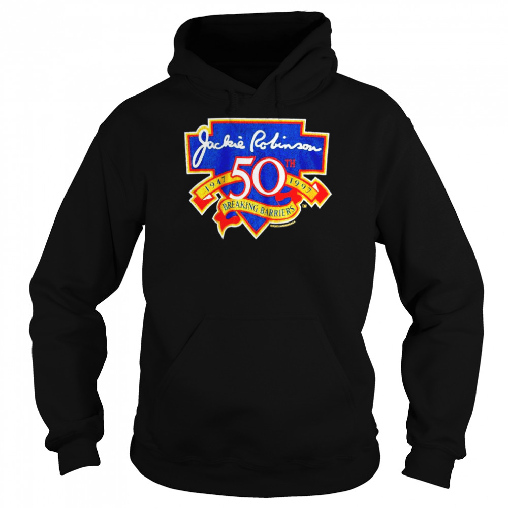 50th Anniversary Brooklyn Dodgers Jackie Robinson shirt Unisex Hoodie