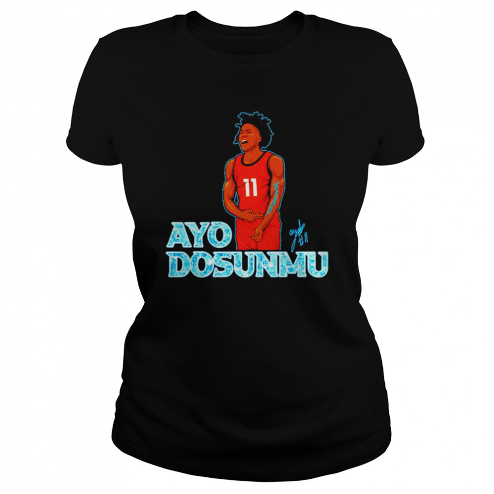 Ayo Dosunmu 11 Quamdeen Ayopo Dosunmu Chicago Bulls shirt Classic Women's T-shirt