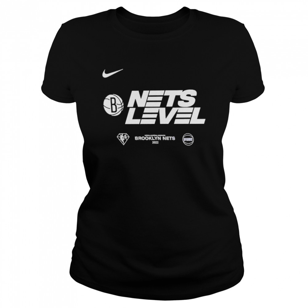 Brooklyn Nets 2022 Nets Level  Classic Women's T-shirt