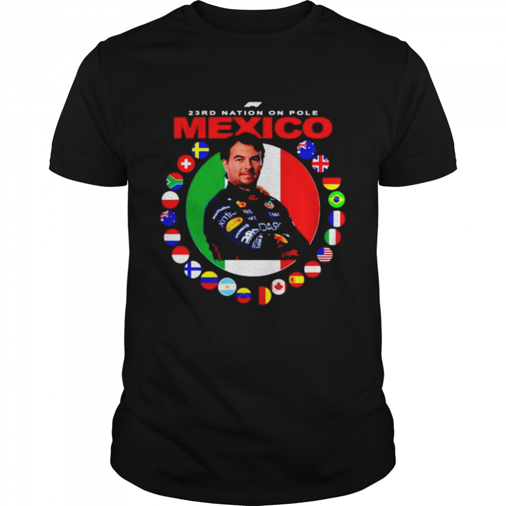 Checo Perez 1st Pole Mexico shirt Classic Men's T-shirt
