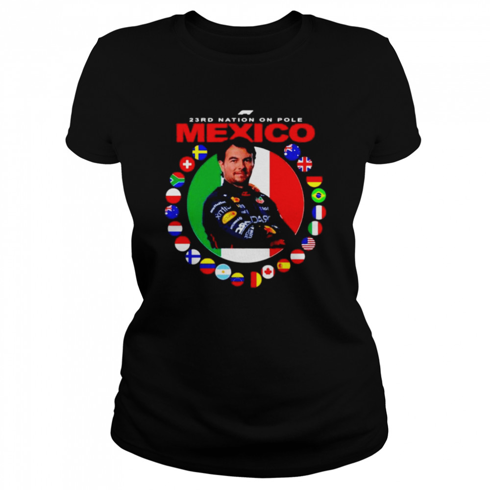 Checo Perez 1st Pole Mexico shirt Classic Women's T-shirt