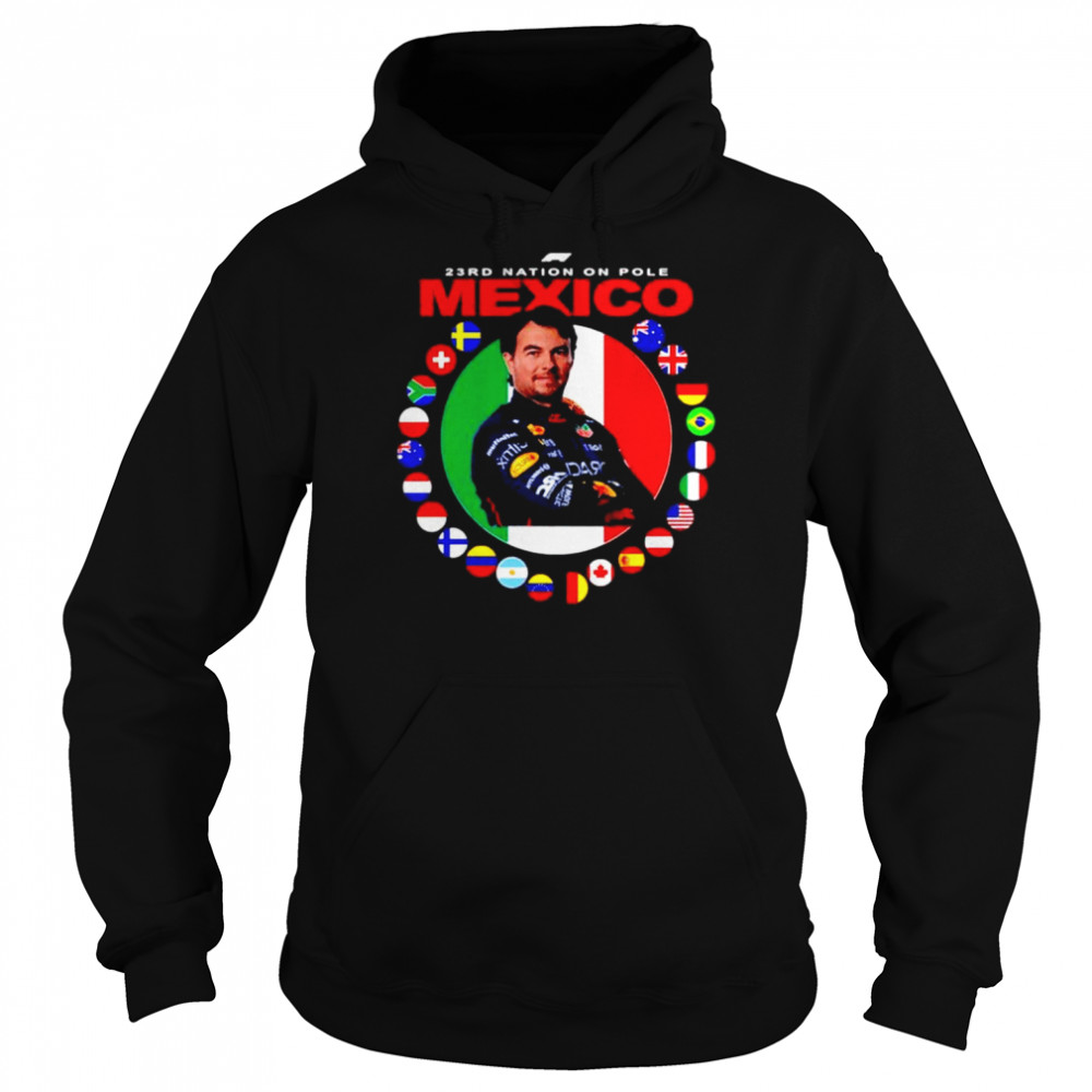 Checo Perez 1st Pole Mexico shirt Unisex Hoodie