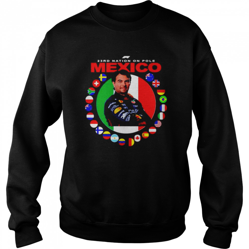Checo Perez 1st Pole Mexico shirt Unisex Sweatshirt
