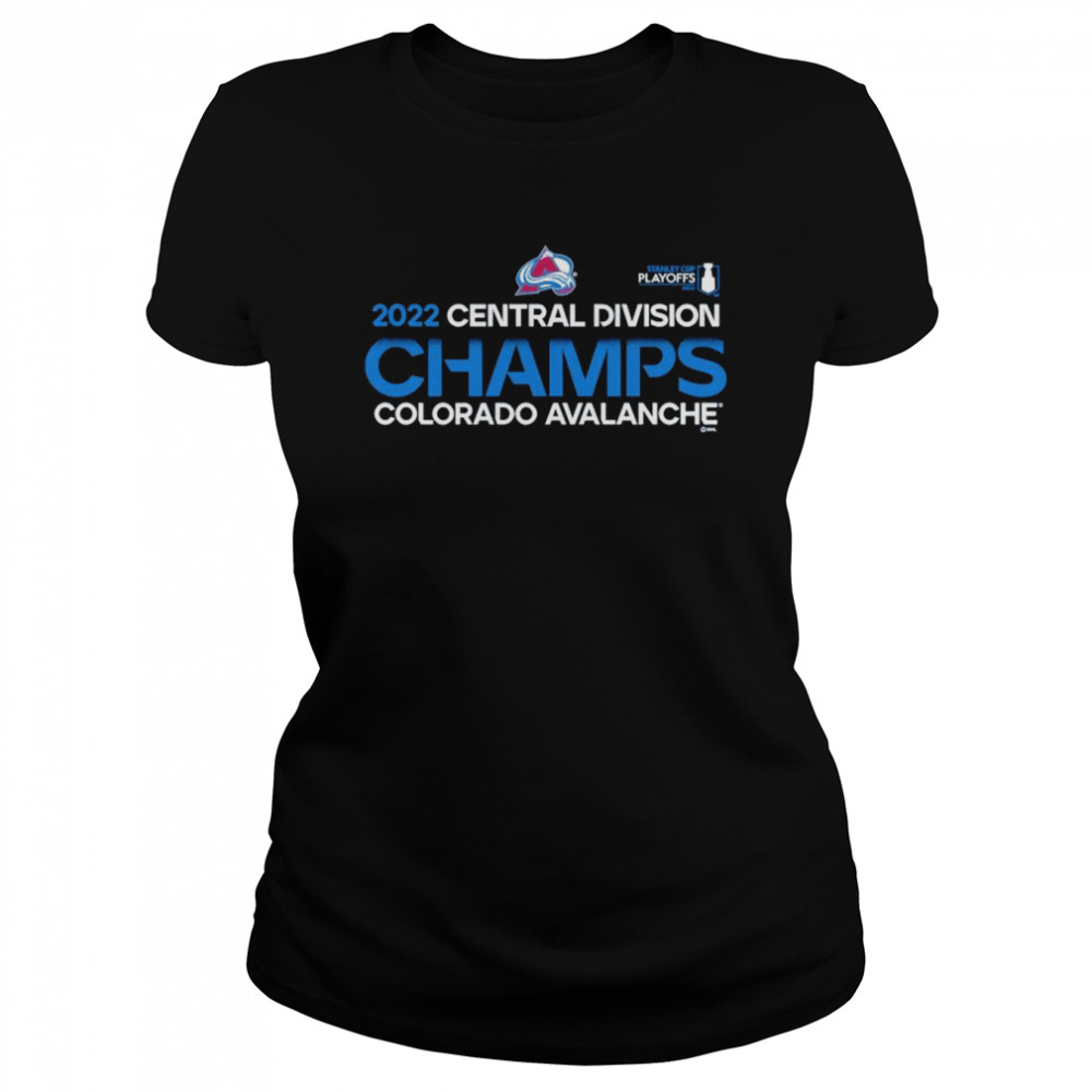 Colorado Avalanche 2022 Central Division Champions T-shirt Classic Women's T-shirt