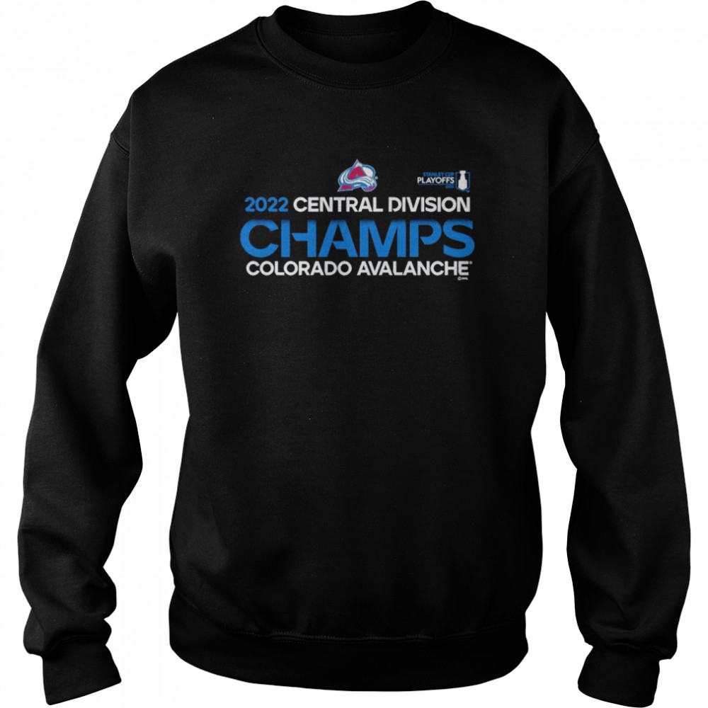 Colorado Avalanche 2022 Central Division Champions T-shirt Unisex Sweatshirt