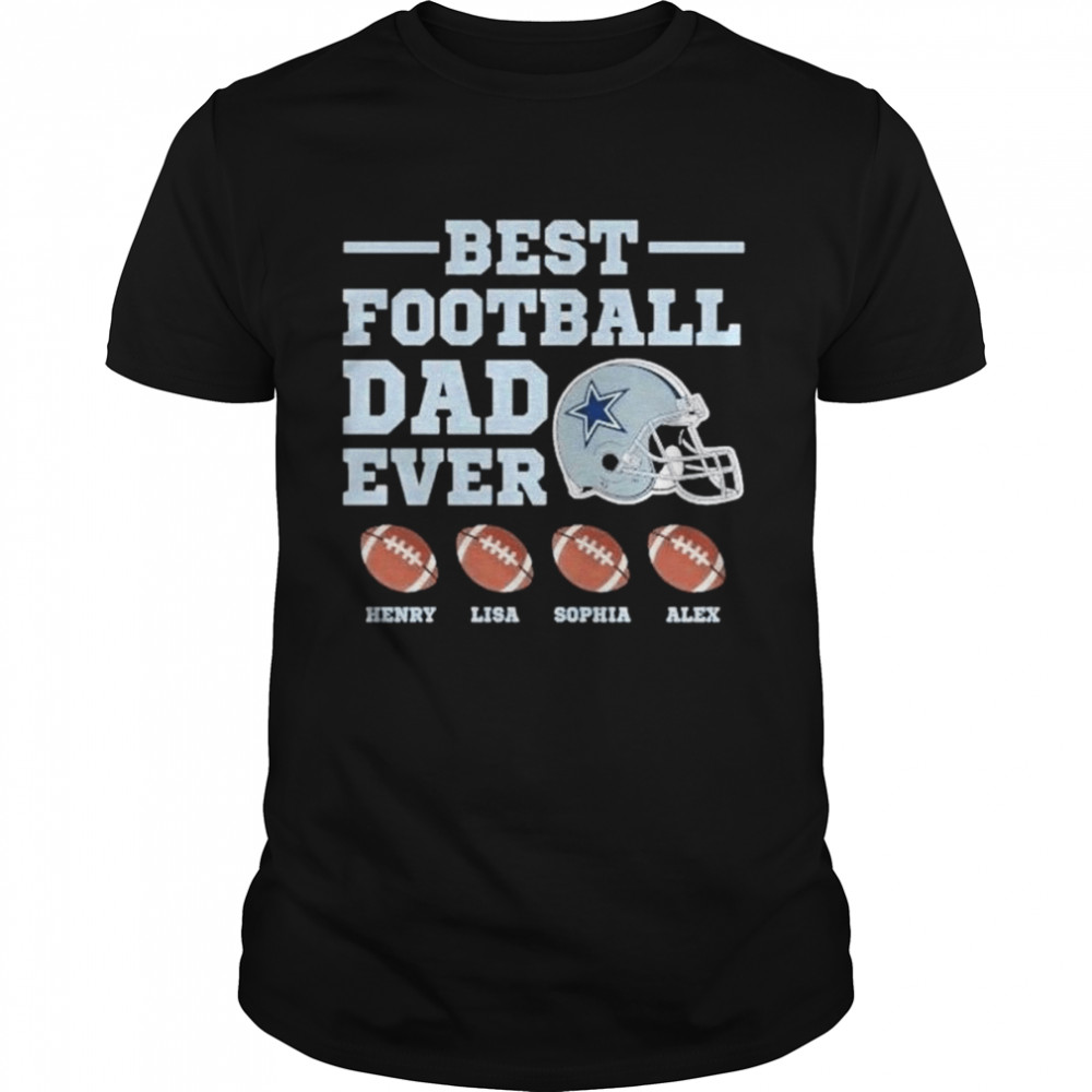 Dallas Cowboys best football dad ever shirt Classic Men's T-shirt