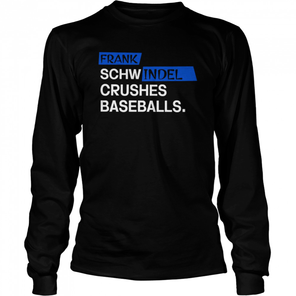 Frank Schwindel Crutches Baseball Infield Fly Girl  Long Sleeved T-shirt