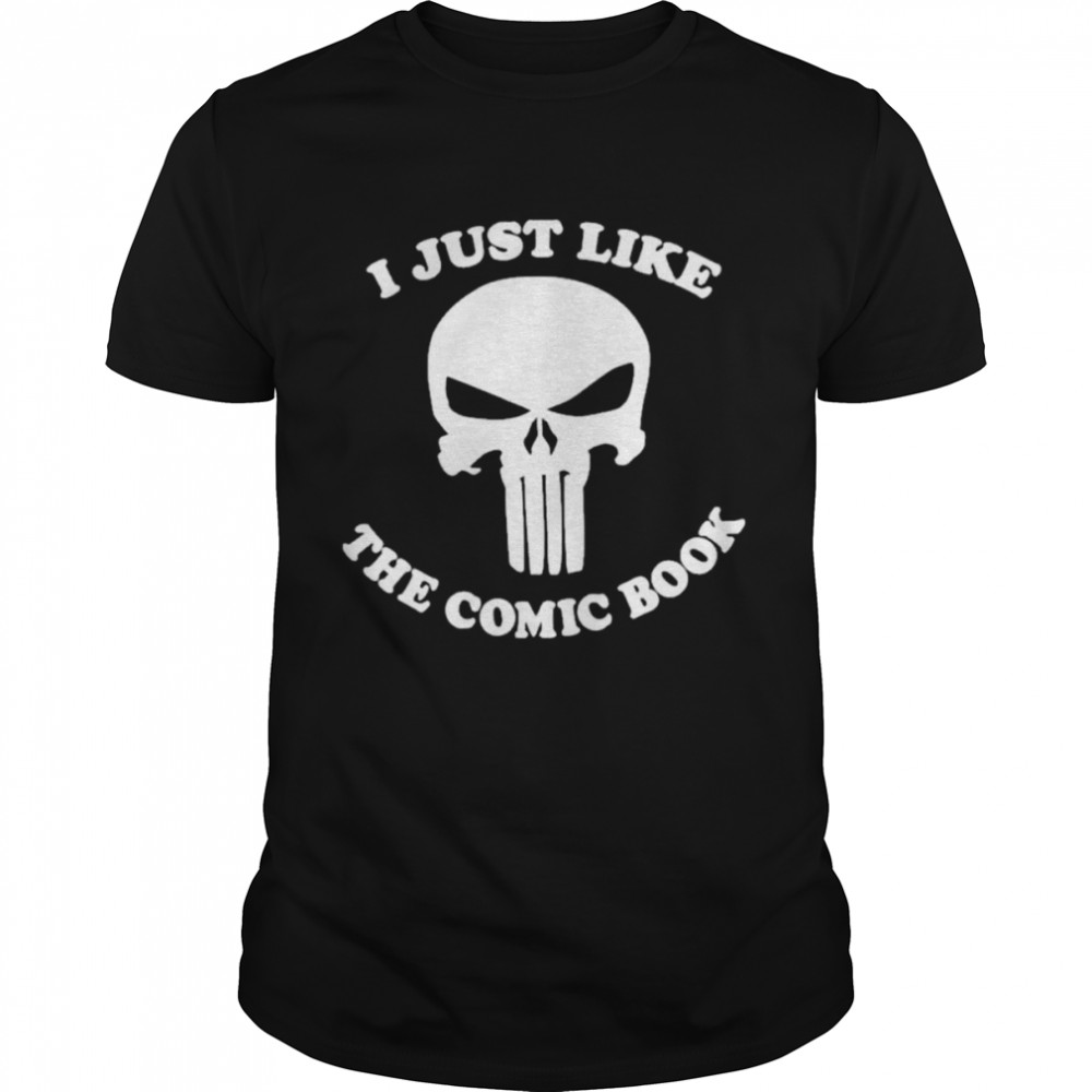 I Just Like The Comic Book Skull  Classic Men's T-shirt