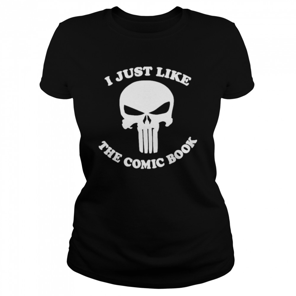 I Just Like The Comic Book Skull  Classic Women's T-shirt