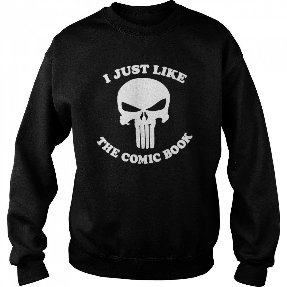 I Just Like The Comic Book Skull  Unisex Sweatshirt