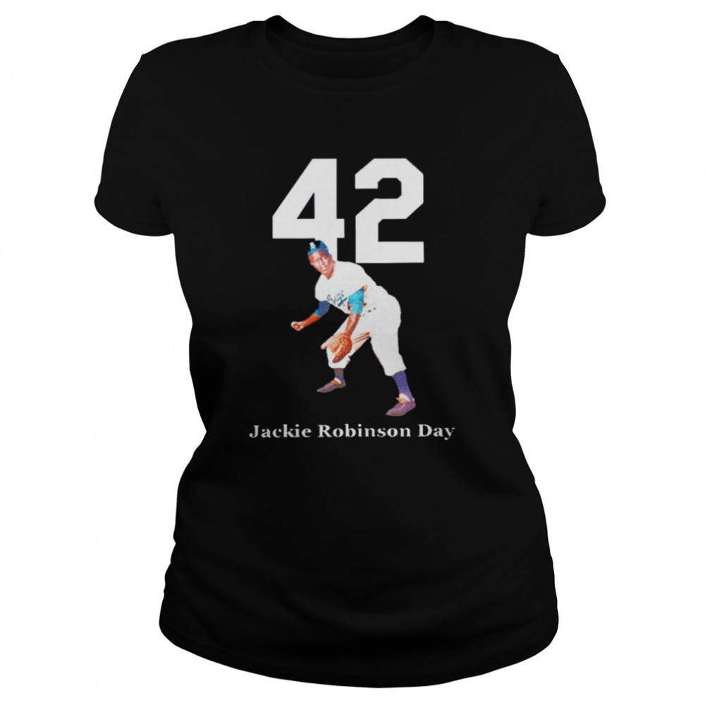 Jackie Robinson Day No 42 Los Angeles Dodgers shirt Classic Women's T-shirt