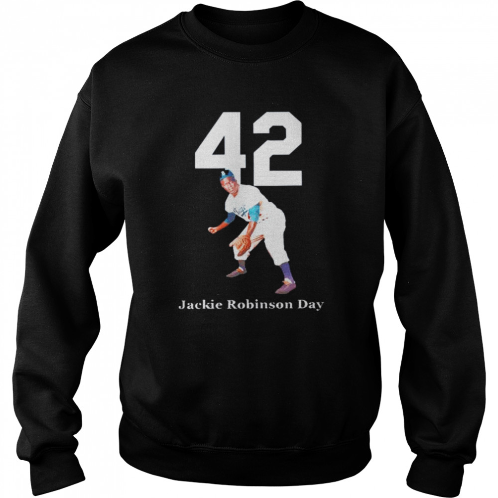 Jackie Robinson Day No 42 Los Angeles Dodgers shirt Unisex Sweatshirt