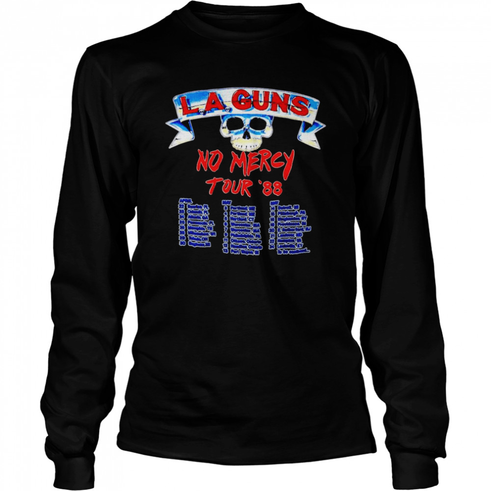 LA Guns No Mercy Tour 1988 T- Long Sleeved T-shirt