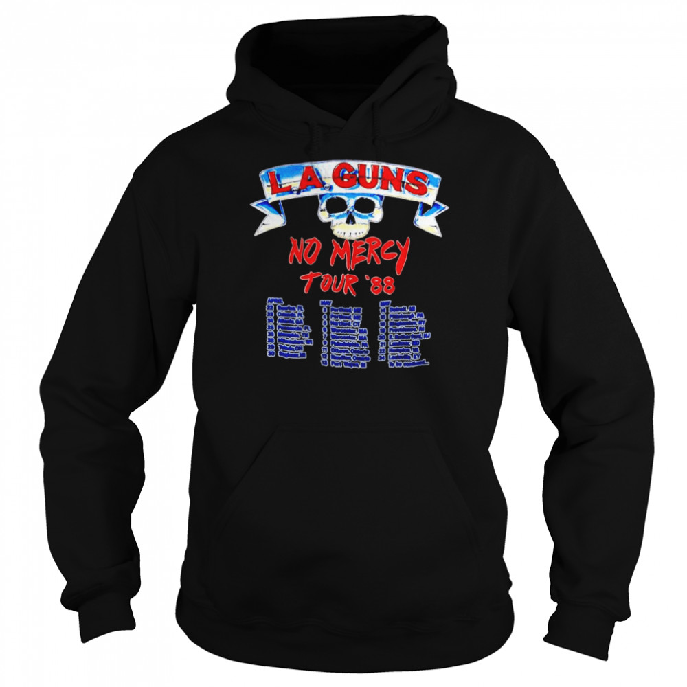 LA Guns No Mercy Tour 1988 T- Unisex Hoodie