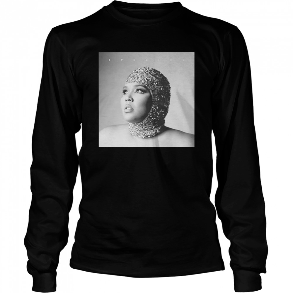 Lizzo Music Special Silver Vinyl T- Long Sleeved T-shirt