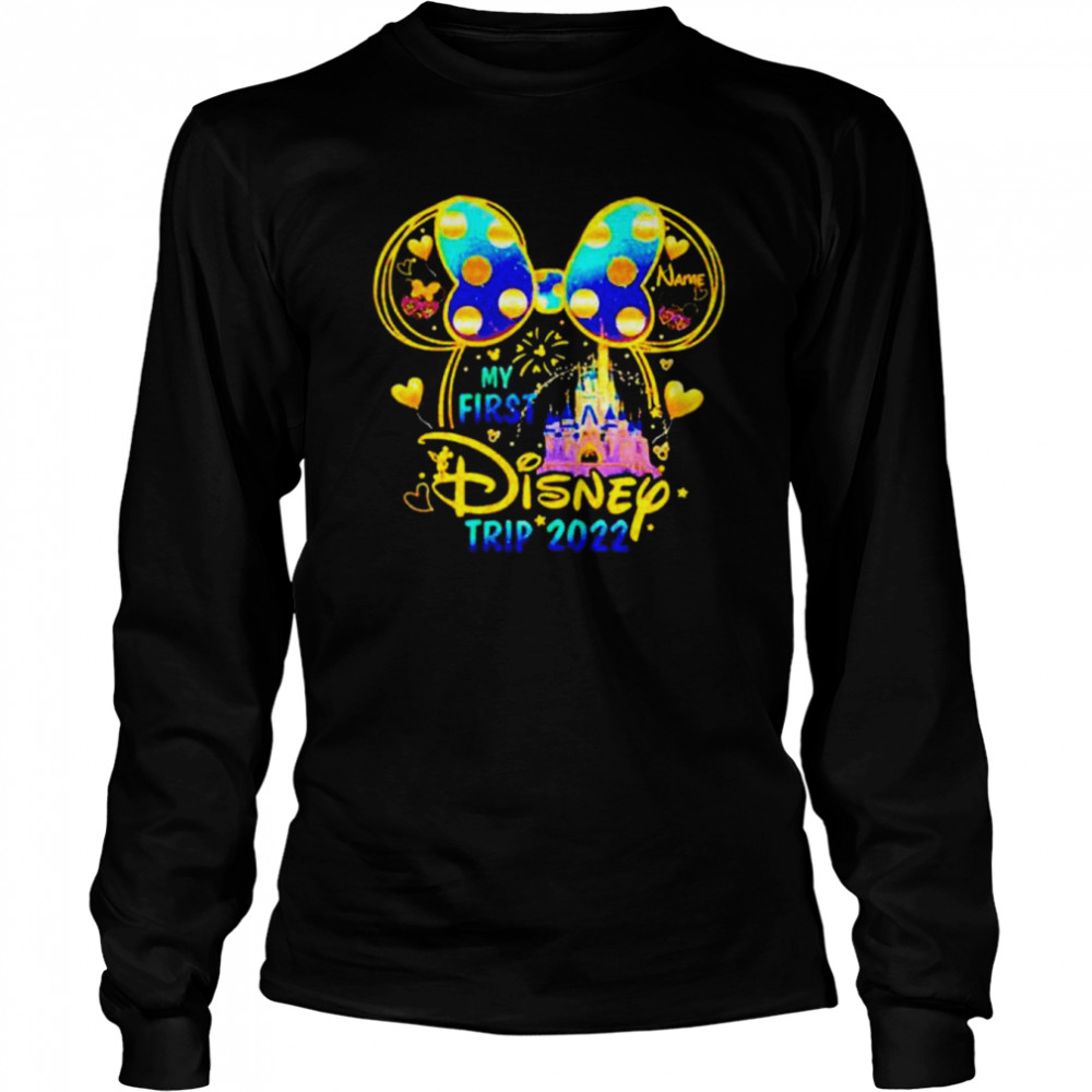 Mickey Mouse my first Disney Trip 2022 shirt Long Sleeved T-shirt