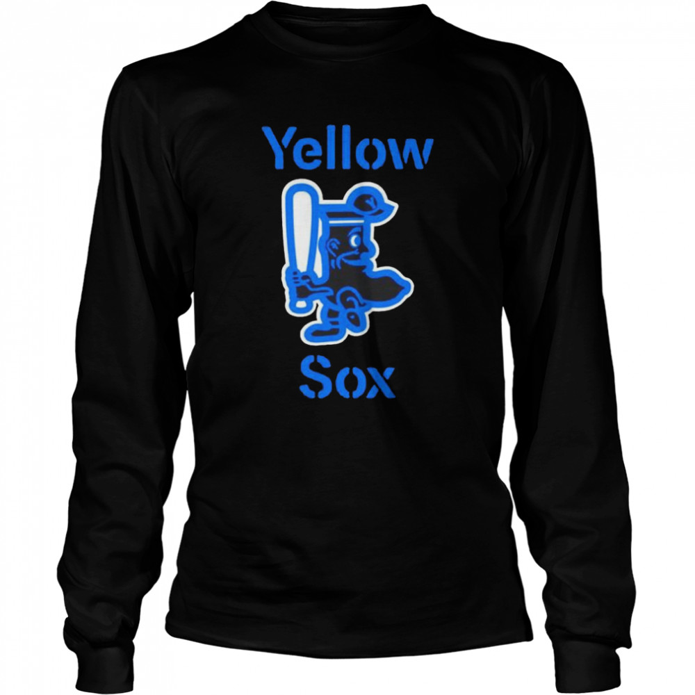 Molls City Connect Version Yellow Red Sox Logo shirt Long Sleeved T-shirt