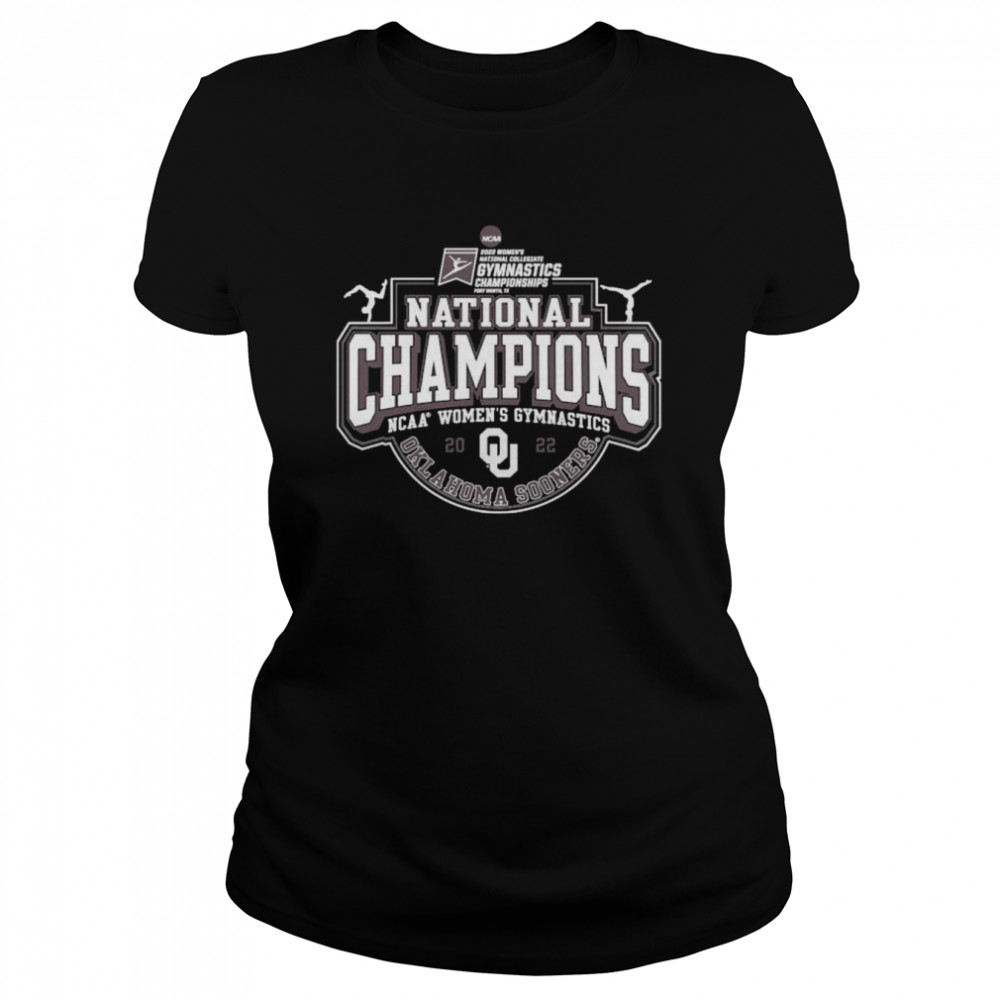 Oklahoma Sooners Blue 84 2022 NCAA Women’s Gymnastics National Champions T-shirt Classic Women's T-shirt