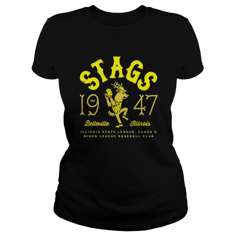 Stags Belleville Illinois Est 1947 Illinois state league shirt Classic Women's T-shirt