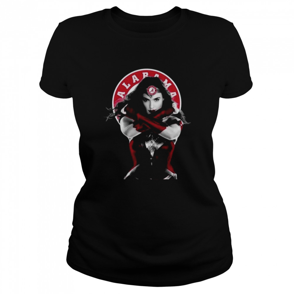 Wonder woman alabama crimson tide 2022 shirt Classic Women's T-shirt