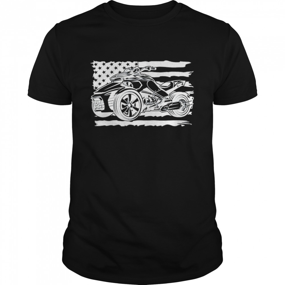 3 Wheel Motorcycle.US Spyder shirt