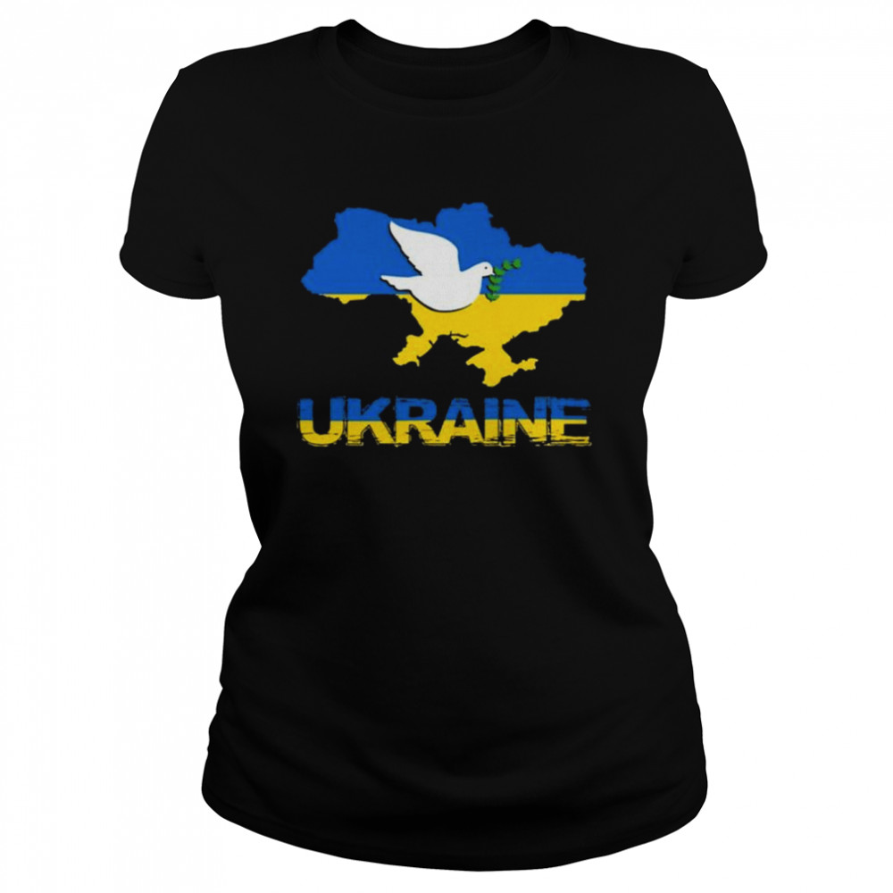 Peace Ukraine flag 2022 shirt Classic Women's T-shirt