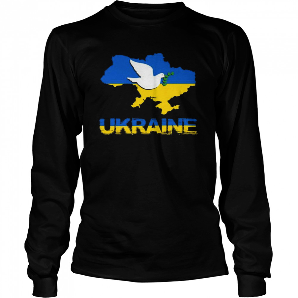 Peace Ukraine flag 2022 shirt Long Sleeved T-shirt