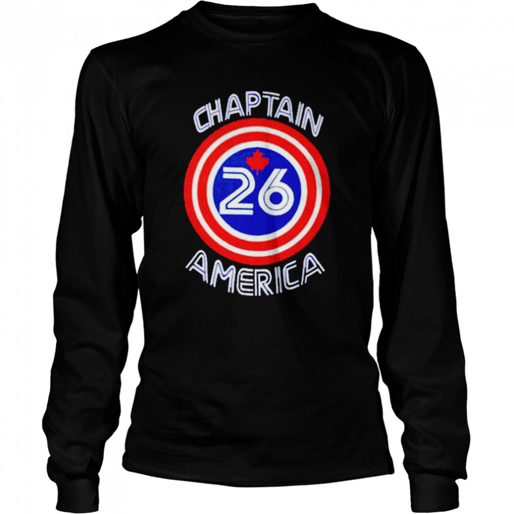 Matt Chapman Toronto Blue Jays Chaptain America shirt Long Sleeved T-shirt